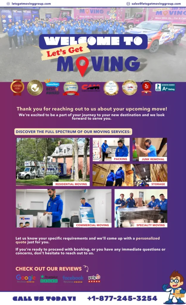Designing Visually Appealing Emails for Moving Companies