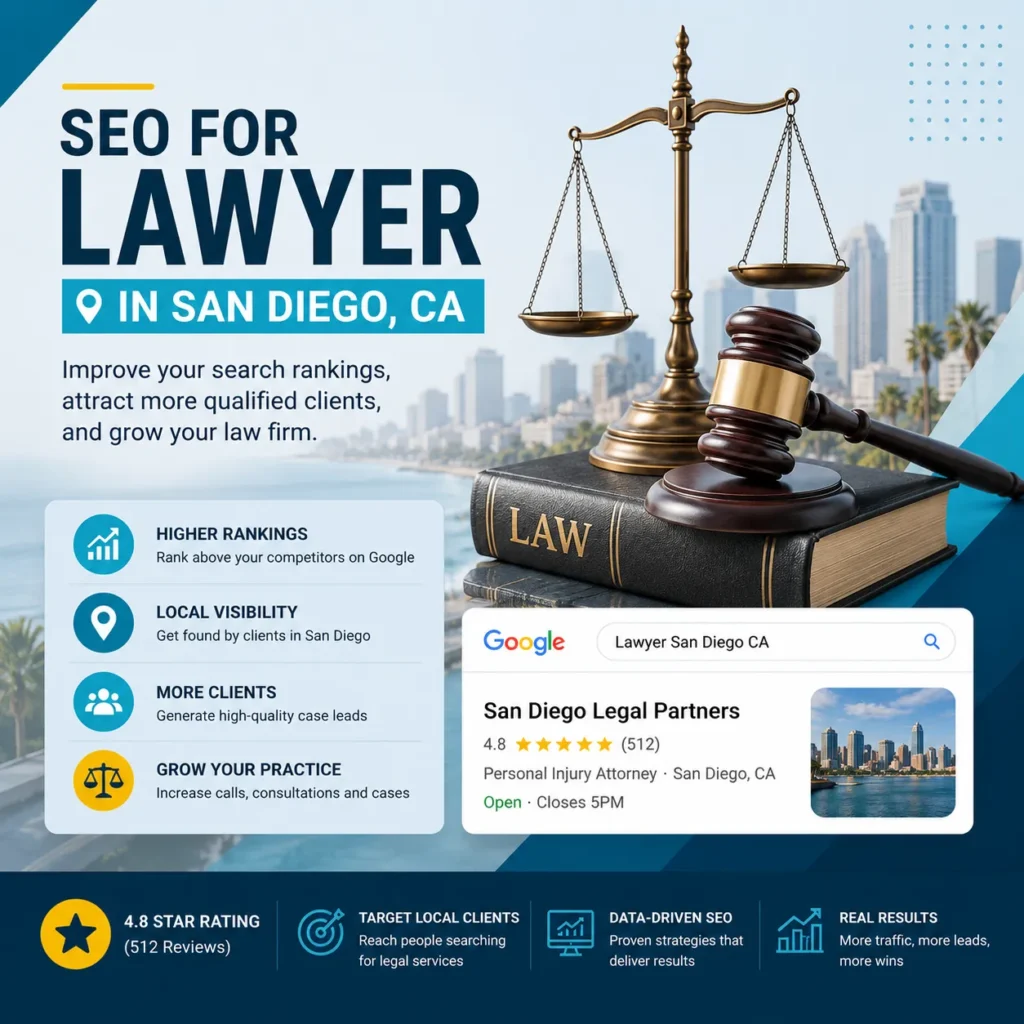 SEO for Lawyers in San Diego, CA